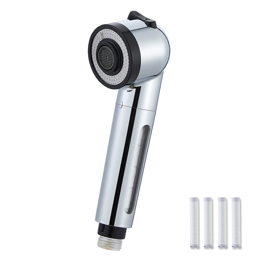 퓨어수 수압상승 히든 필터 주방용헤드 크롬 + 리필필터 4p 세트, 1세트 21,900원