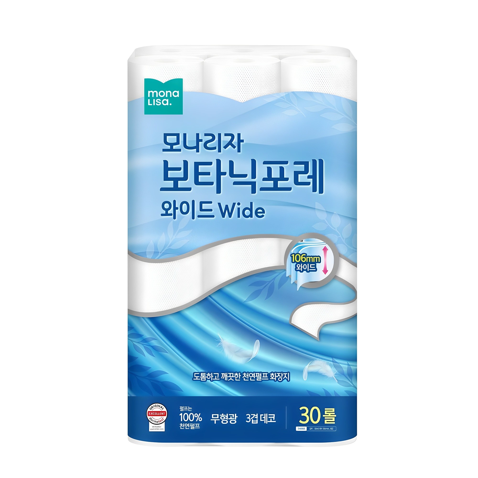 모나리자 보타닉포레 와이드 3겹 천연펄프 화장지 14,680원