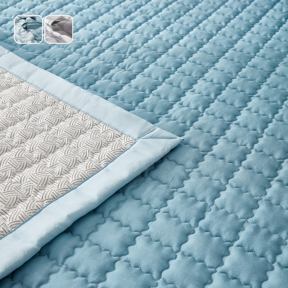 국산 여름 리빙캐슬 니스 풍기인견100 침대패드, 블루 41,800원