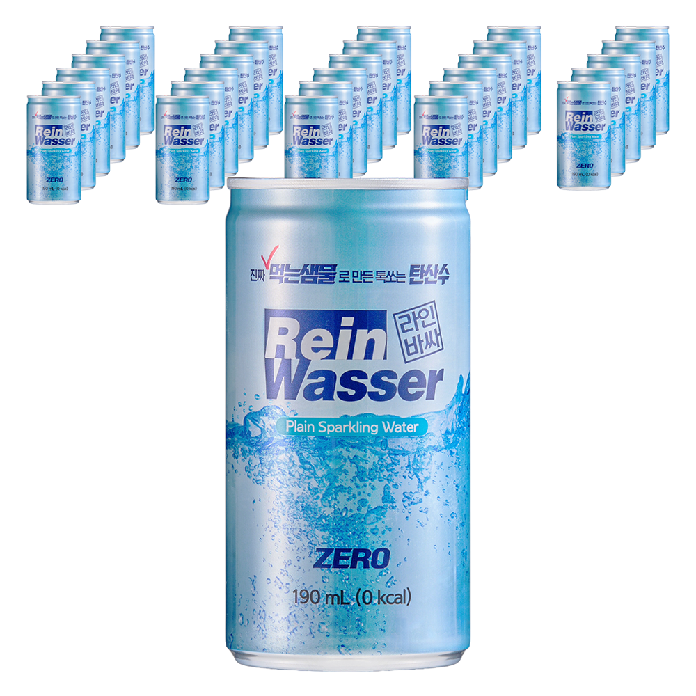 라인바싸 플레인 탄산수, 190ml, 30개 14,100원