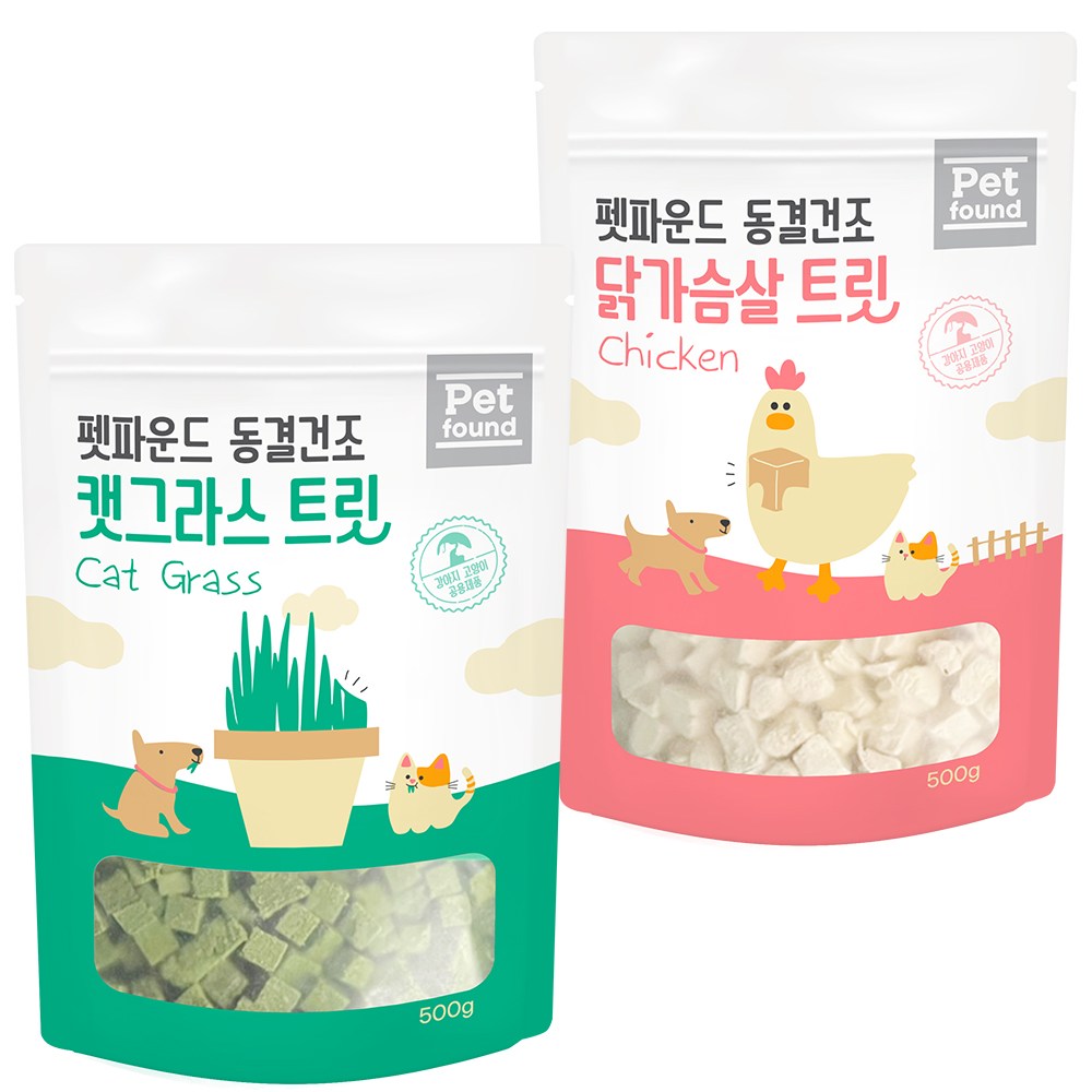 [펫파운드] 동결건조, 1개, 500g, 닭가슴살 15,900원