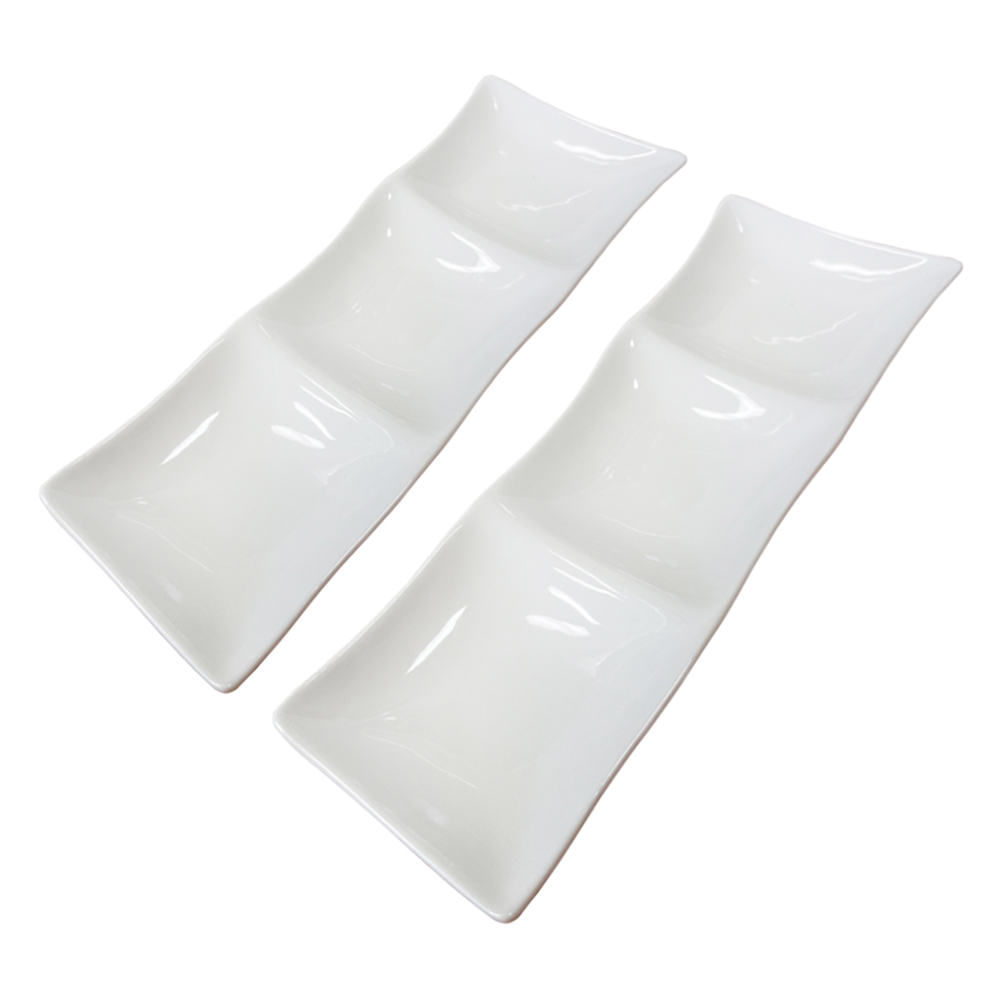 벨로비 도자기 웨이브 나눔 찬기 3절 10,500원