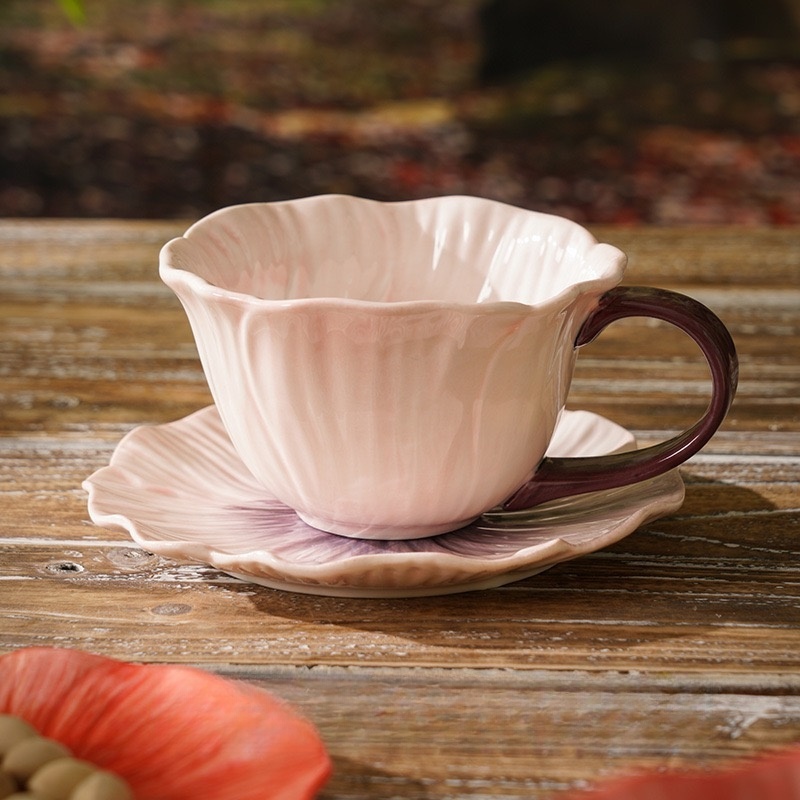 MorningSea 예쁜커피잔세트 입체 애프터눈티 찻잔 300ml 16,800원