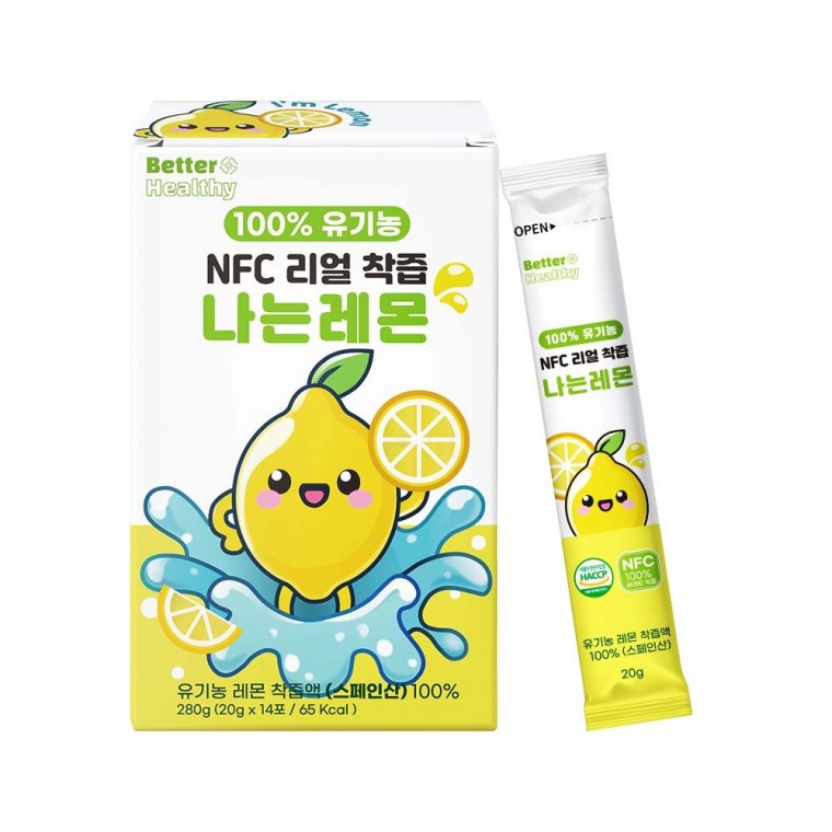 100% 유기농레몬즙 NFC 리얼착즙 나는레몬 14포, 20g, 1ml 26,120원