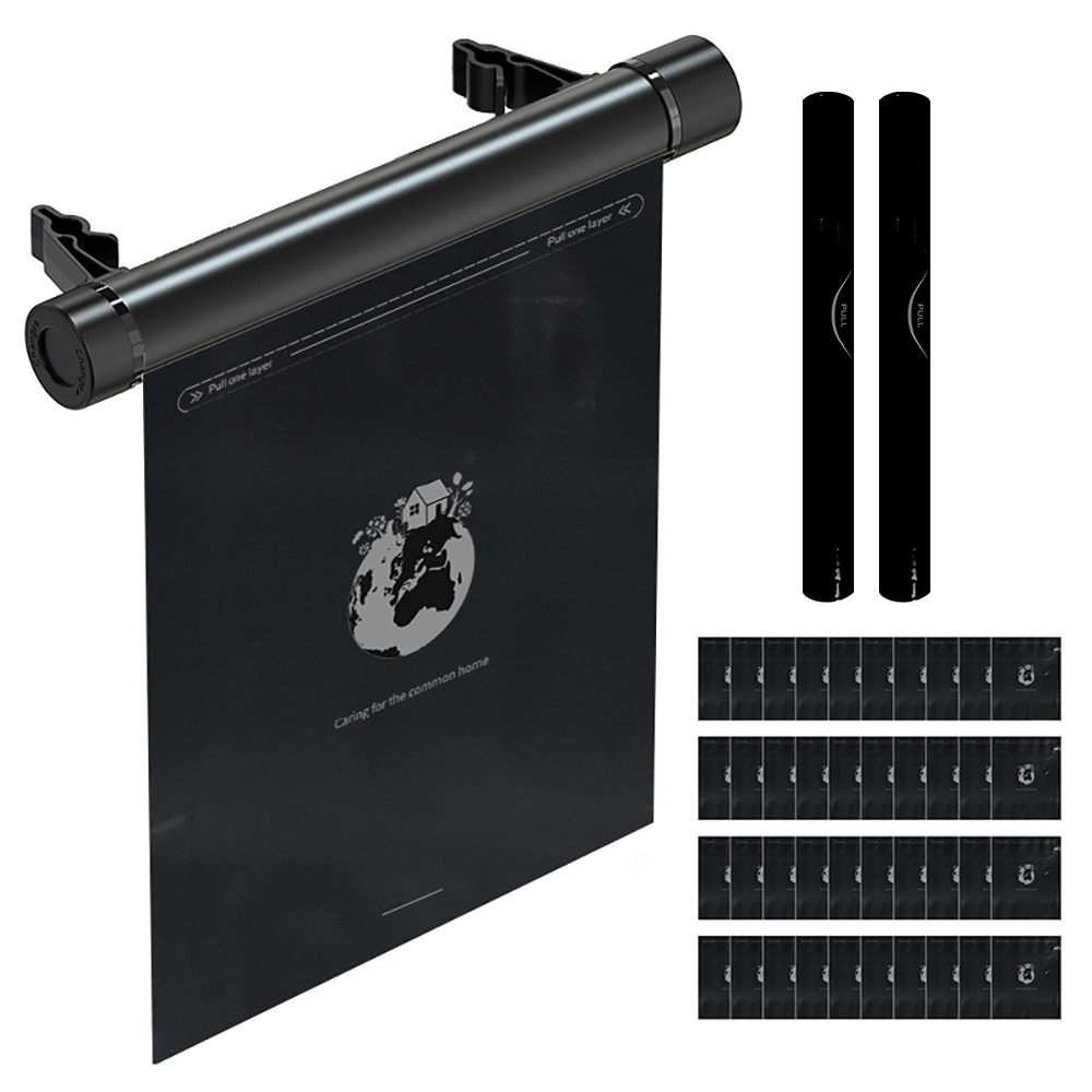 믿추 헤드레스트 차량용쓰레기통 휴지통 리필봉투, 뒷좌석 쓰레기통+리필봉투40매(2롤), 1세트 31,900원