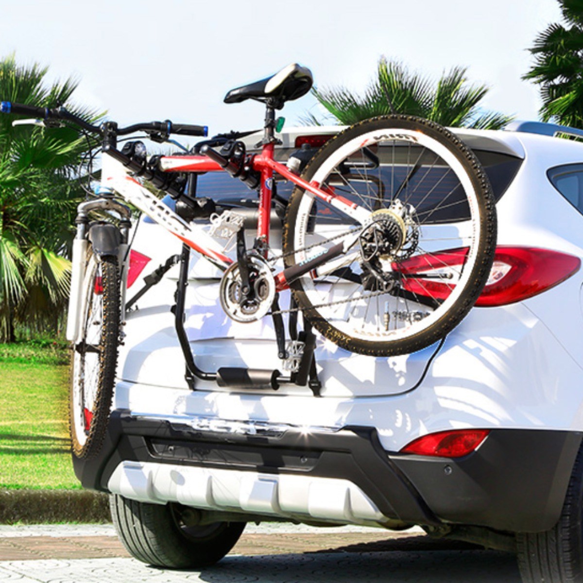 하이윤 자전거캐리어 후미형, 번호판 포함 129,000원