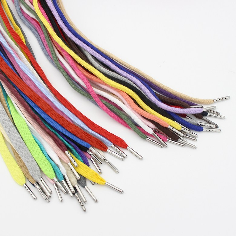 철팁 후드끈 신발끈 실버팁마감 640원