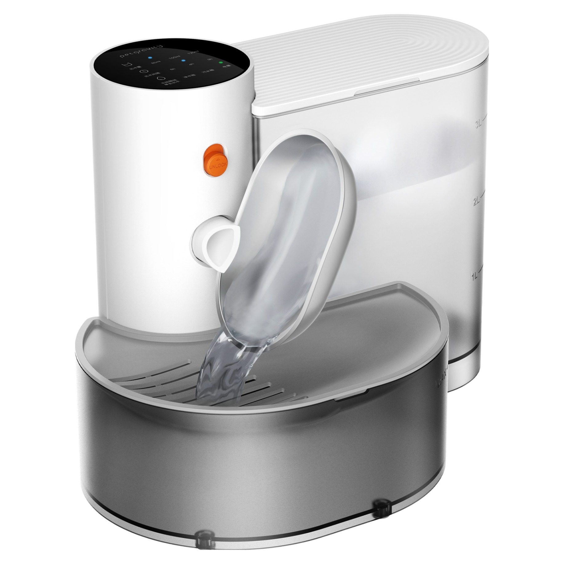 펫그래비티 반려동물 스테인리스 무선 무필터 물비움 급수기 3L, 혼합색상, 1개 59,900원