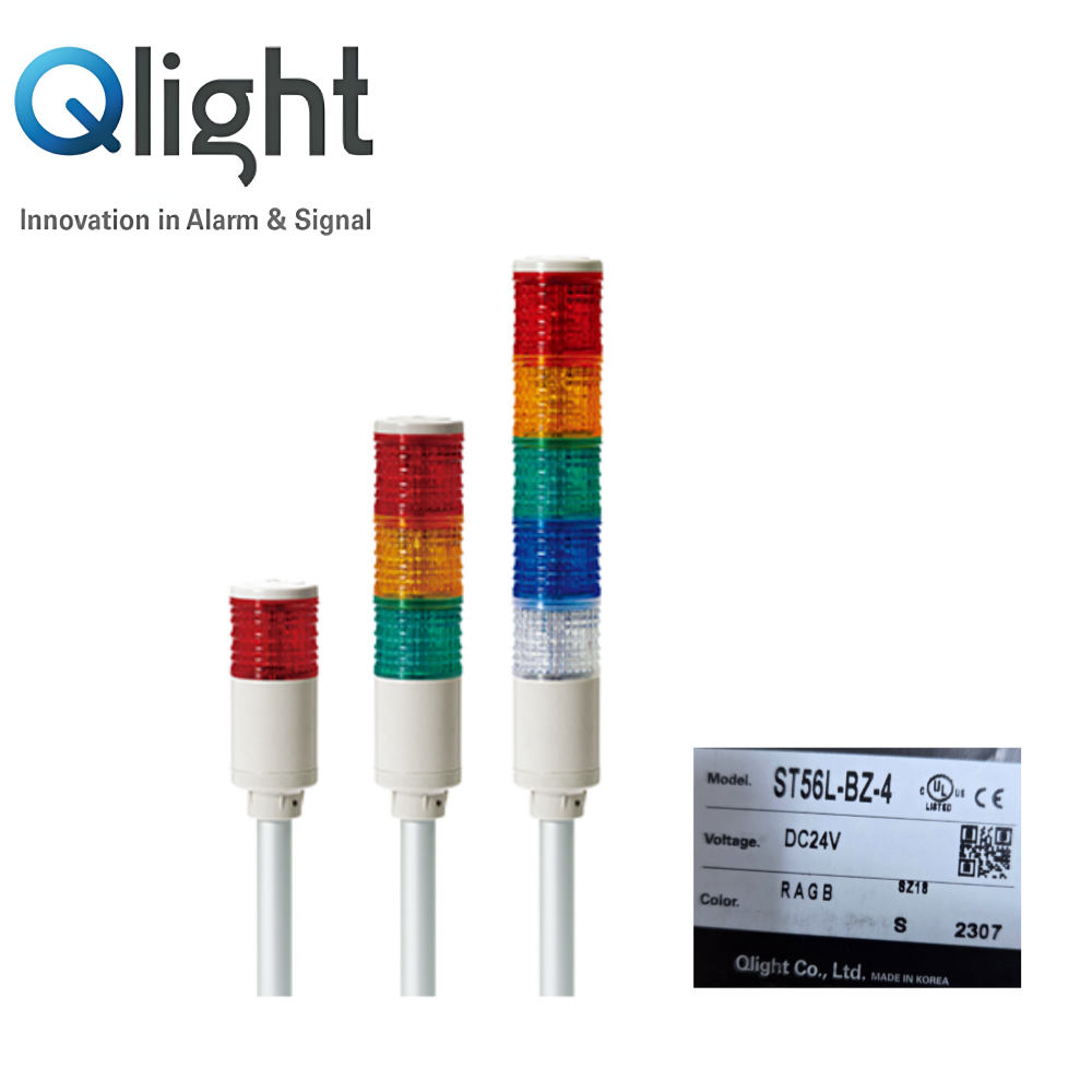 큐라이트 타워램프 ST56L-BZ-4 DC24V 브라켓포함, 1 76,000원