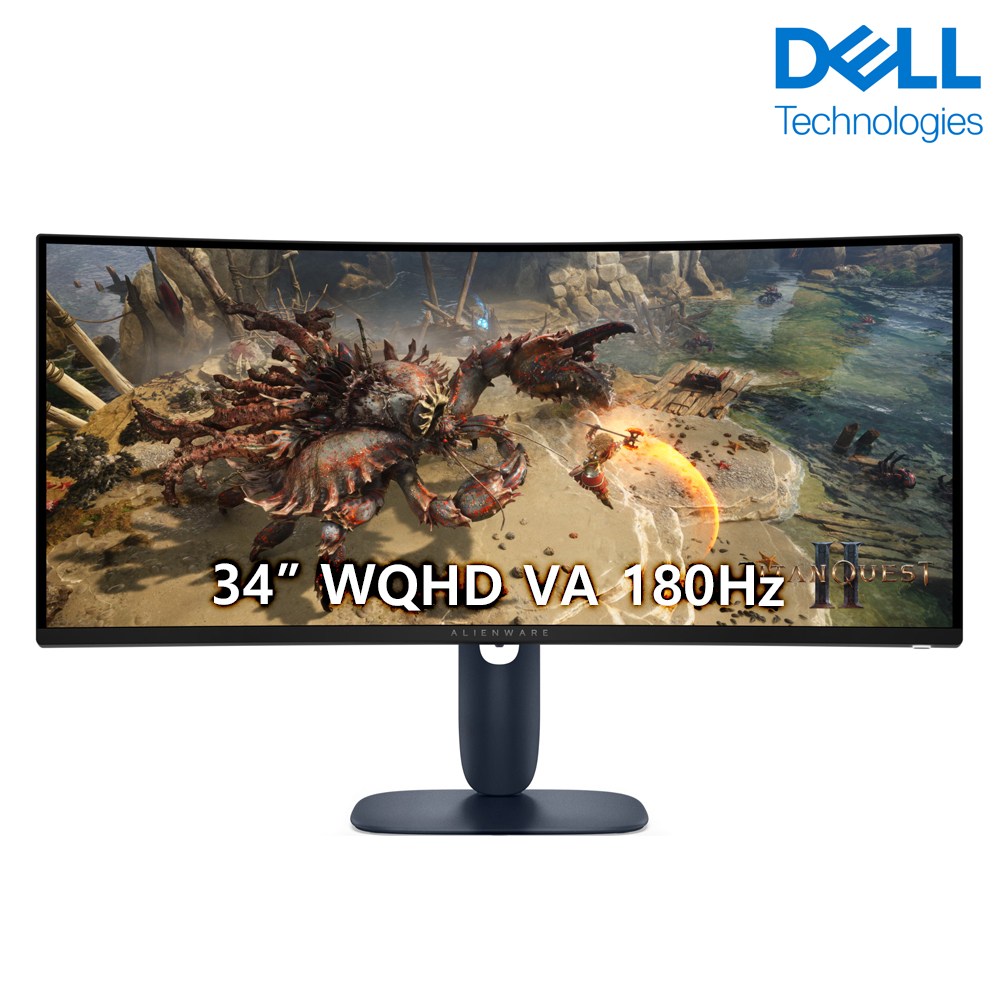 [DELL] 델 에일리언웨어 게이밍 모니터 34 VA WQHD 180Hz 1ms 620,000원