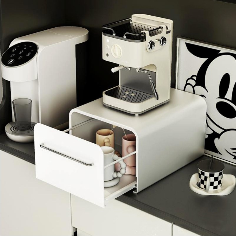 엔조이리빙 철제 슬라이딩 수납함 다용도 정리함, 1개, 화이트 36,800원