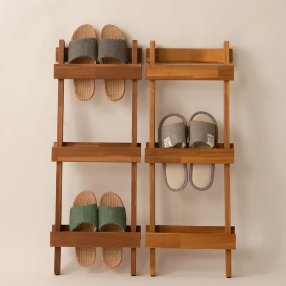 타올라 원목 실내화거치대 슬리퍼거치대, 다크 브라운, 1개 34,900원