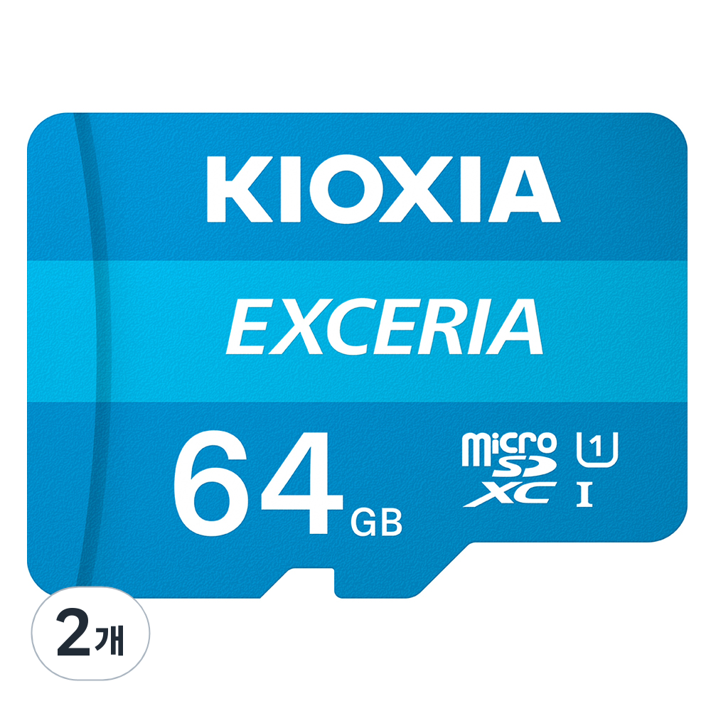 키오시아 EXCERIA 마이크로 메모리 카드 홈캠 블랙박스 CCTV SD LMEX1L064GG4 45,800원