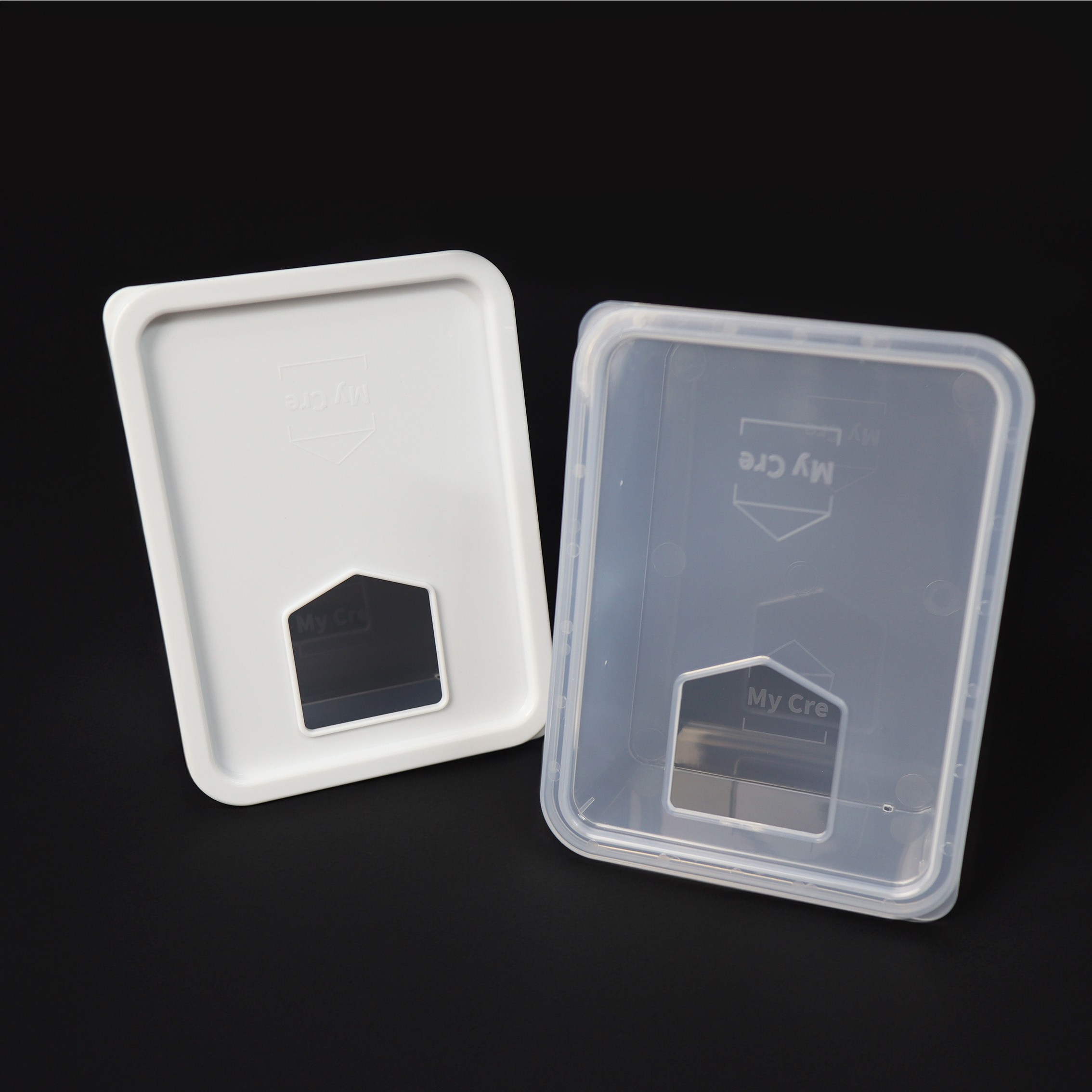 마이크레 습식은신처 크레스티드게코 알통 수태통, 투명 4,000원