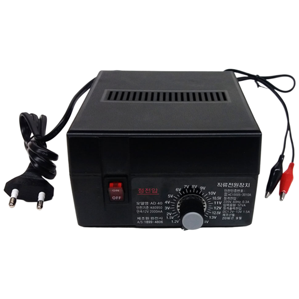 완전사 다용도아답터 AD-40 출력전압 조절 정전압 DC전원 만능아답터 38,000원