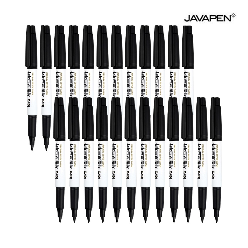 자바 세필보드마카 검정(24자루) 9,000원