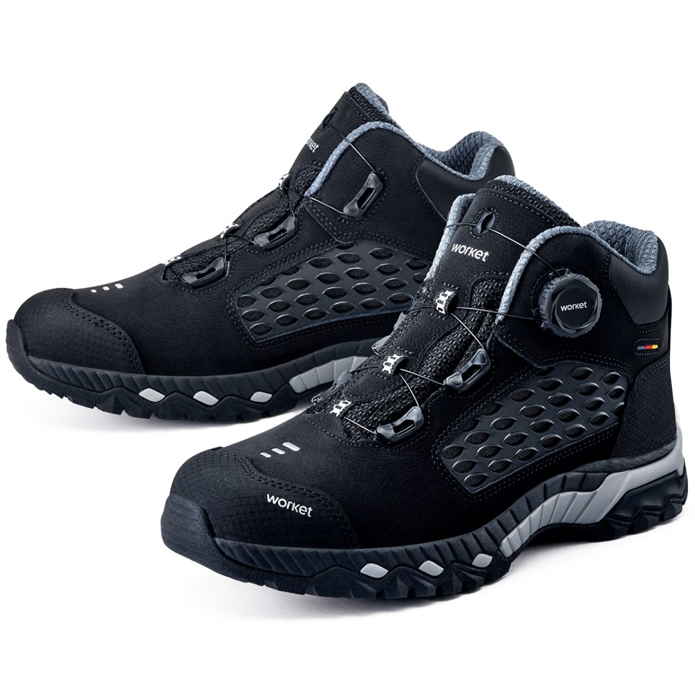 워킷 안전화 통풍 여름 다이얼 6인치 안전화 KCS인증 안전화 경량 작업화 기능성 가벼운 초경량 발편한 103,400원