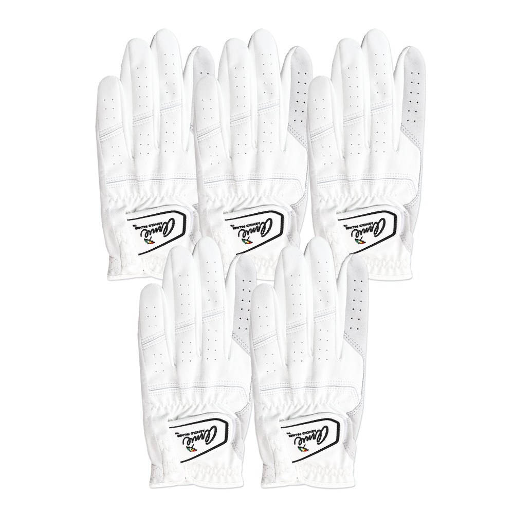 아놀드파마 반양피 여성골프장갑 5장(왼손), 1세트, 흰색 24,500원