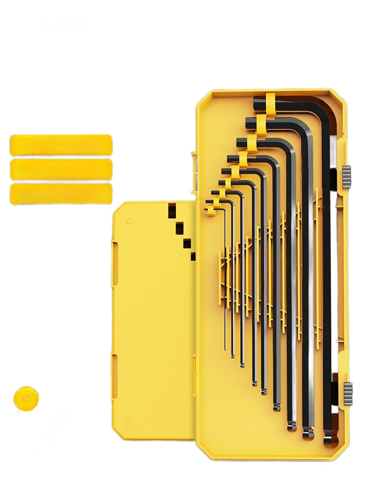 육각렌치세트 볼렌치 L 휴대용 9종 핸들 육각렌치드라이버, 1개, 기본 색상 22,600원