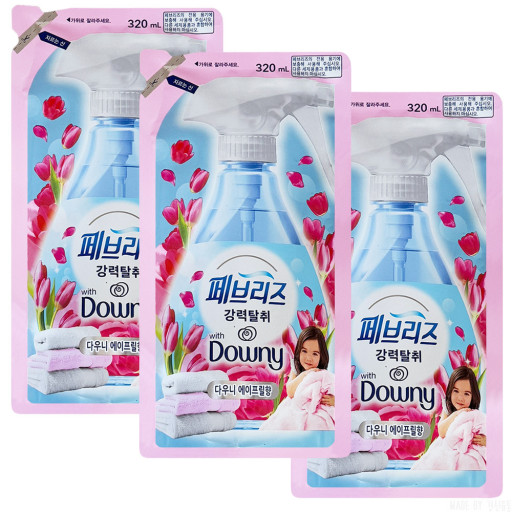페브리즈 다우니 에이프릴향리필320ml 3개 섬유탈취제, 320ml, 3개, 에이프릴향 17,000원