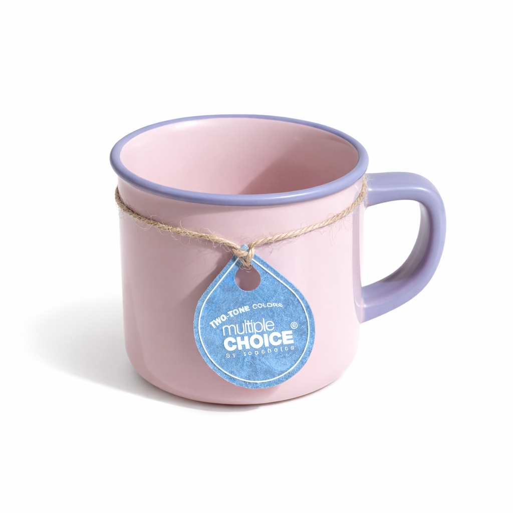 디얼리 탑초이스 투톤 머그 법랑 머그잔+코스터 350ml, 1개, 파스텔퍼플 11,400원