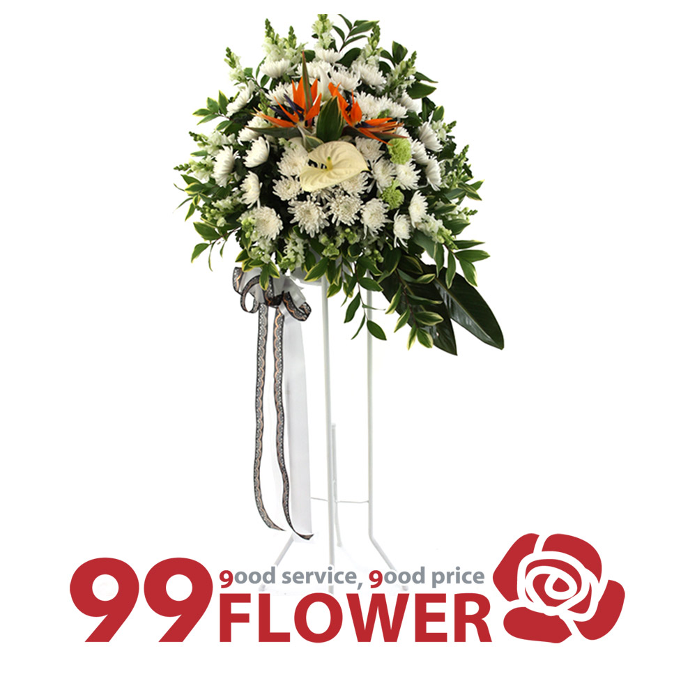 (주)99플라워 근조1단 신개념 디자인화환[ST-FB209] 126,100원