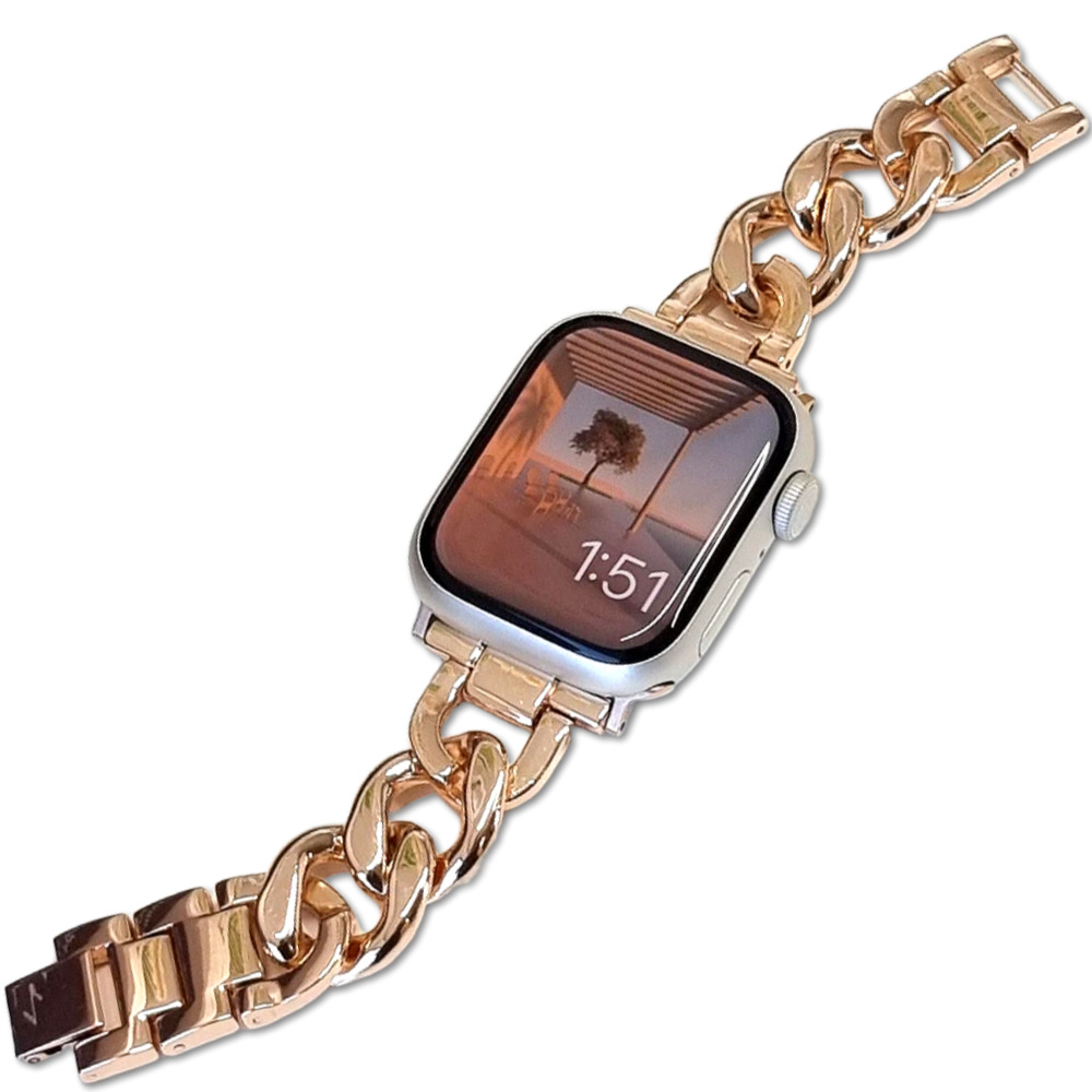 영스피플 애플워치 호환 체인 메탈 스트랩 3 6 7 8 9 10 11 se2 3 루프 38 40 41 42 44 45 49 링크 시계줄 15,480원