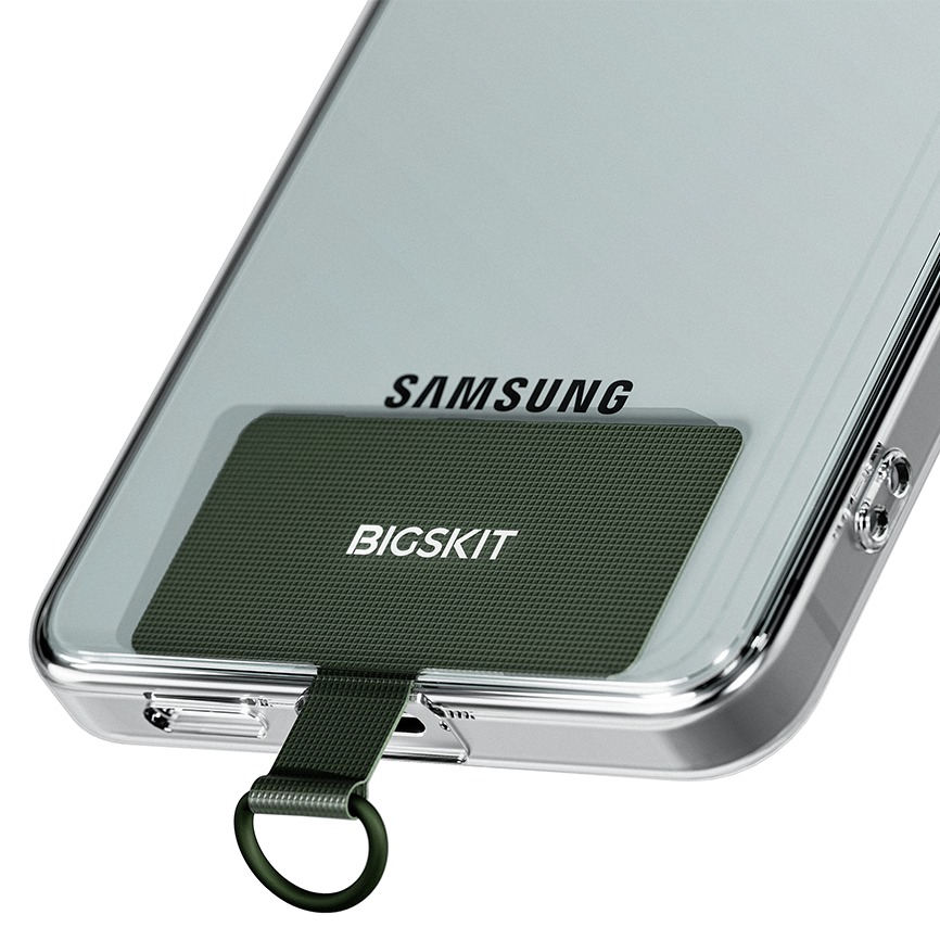 빅스킷 핸드폰 스트랩 연결 고리 키링 줄 태그홀더, 카키, 1개 4,000원