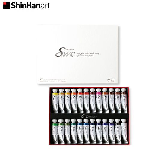 신한 SWC 24색 수채화물감 15ml/전문가용 물감 94,900원