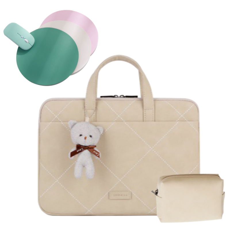 루미에르 예쁜 노트북 가방 파우치 엘지그램 삼성 갤럭시북 + 가죽마우스패드 25,980원