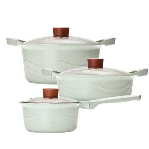 키친아트 홈앤 IH 인덕션 세라믹 코팅 냄비 3종 18P+24+24전골 107,000원