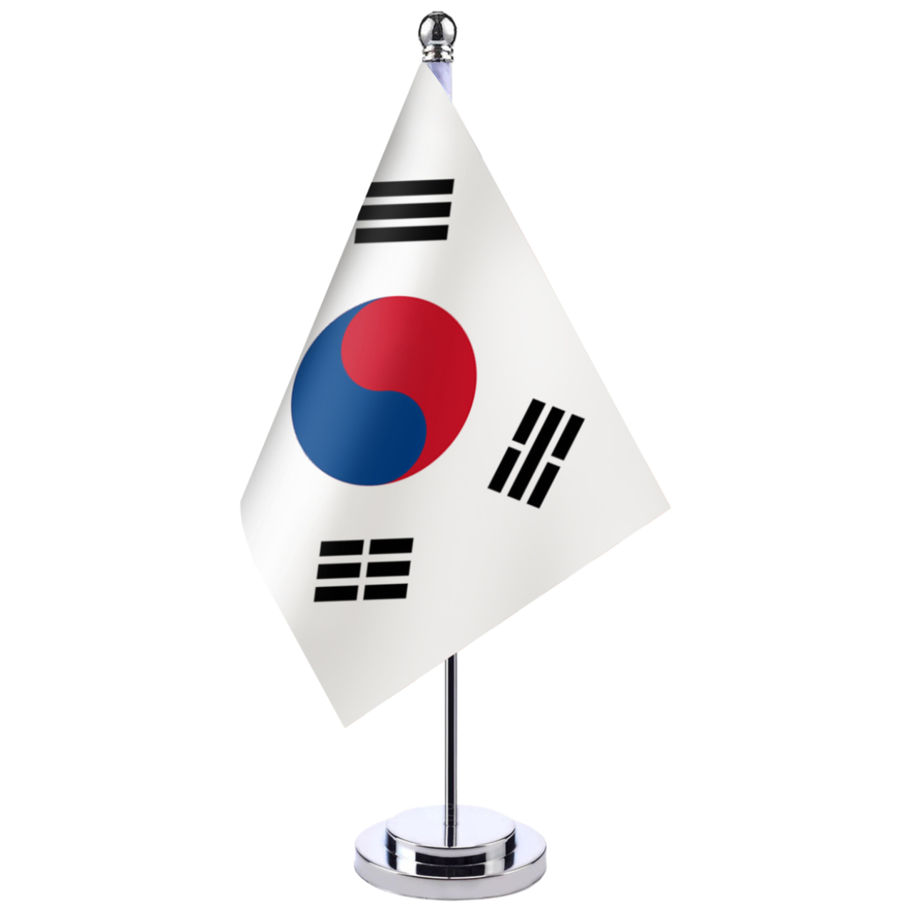 미니 한국 국기 소형 테이블용 사무실 교실 가정 애국 행사 장식, 1개, 하양 13,900원