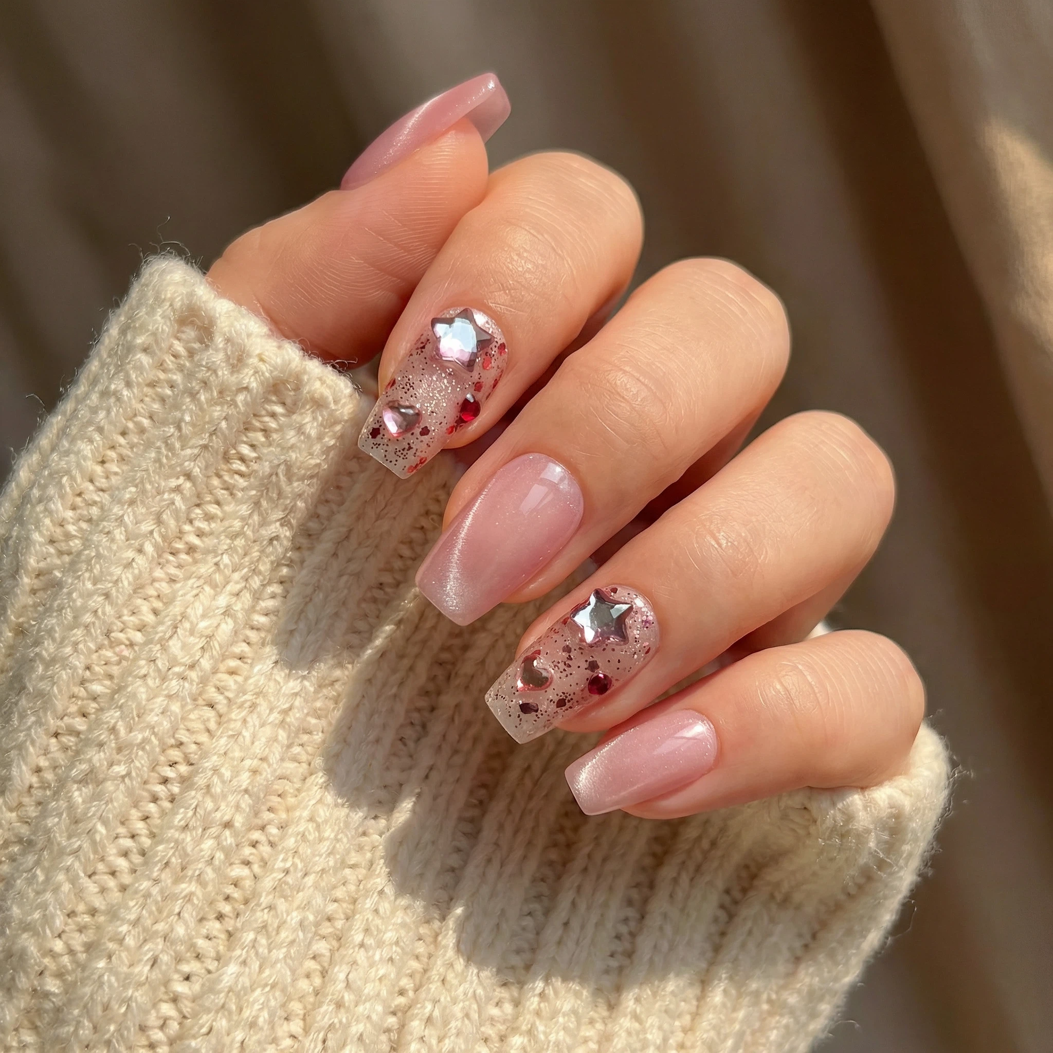 네일팁 붙이는 수제 네일아트 프리미엄 세트 S 사이즈 10pcs, 1세트, 09별수정 S 10,900원