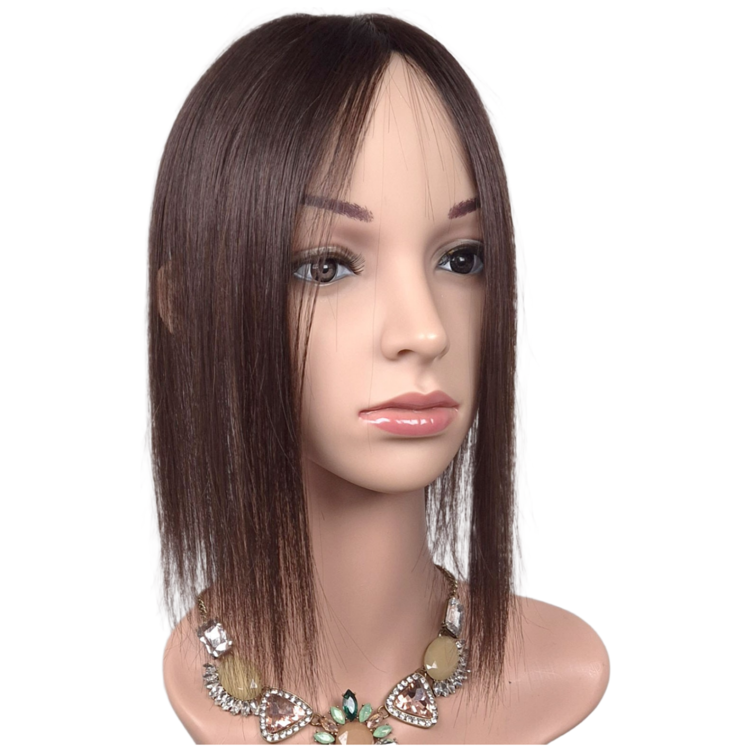 여성인모 리얼스킨 정수리부분가발 (6x9)-33cm 수제가발, 1개, 2.(6x9)-33cm (자연갈색) 105,000원