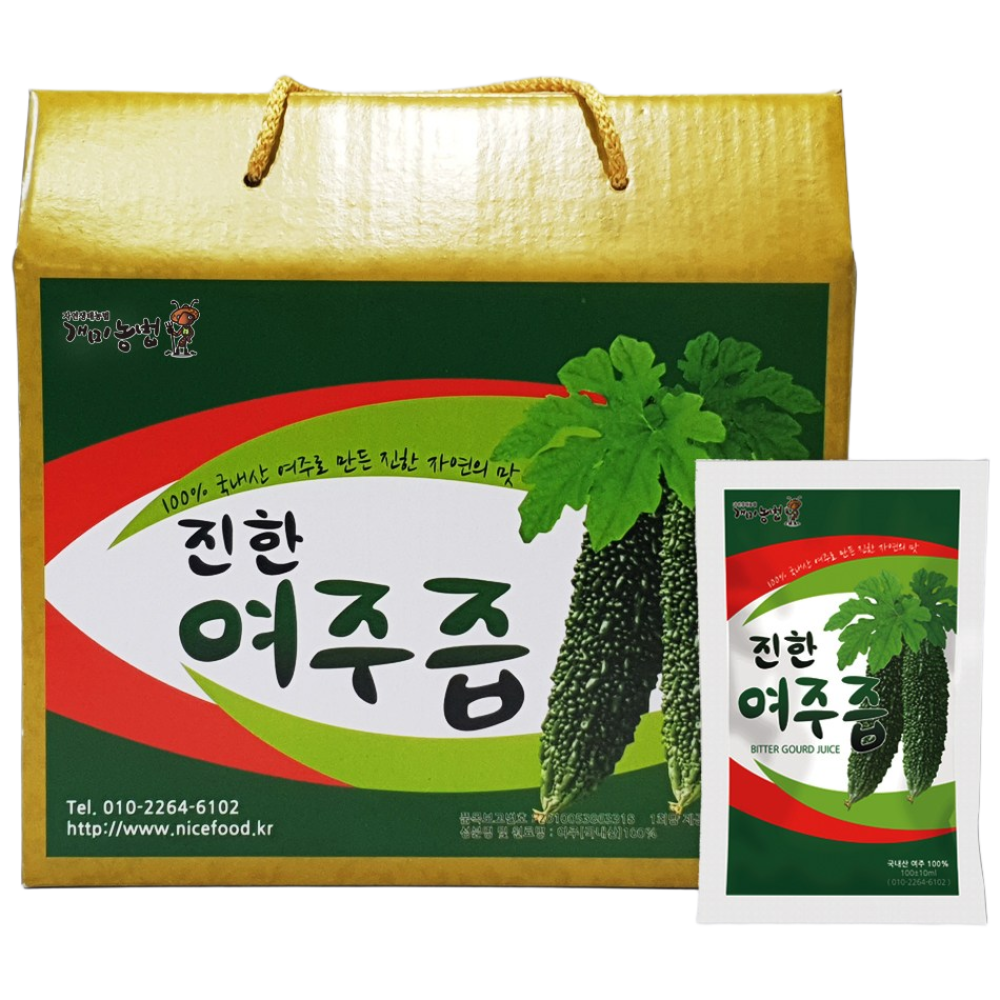 개미농법 진한 여주즙 여주진액 (100ml) 60포 2박스 현대농원 93,840원