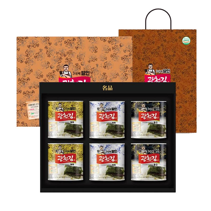 광천김 달인 6호 선물세트, 1개 36,300원