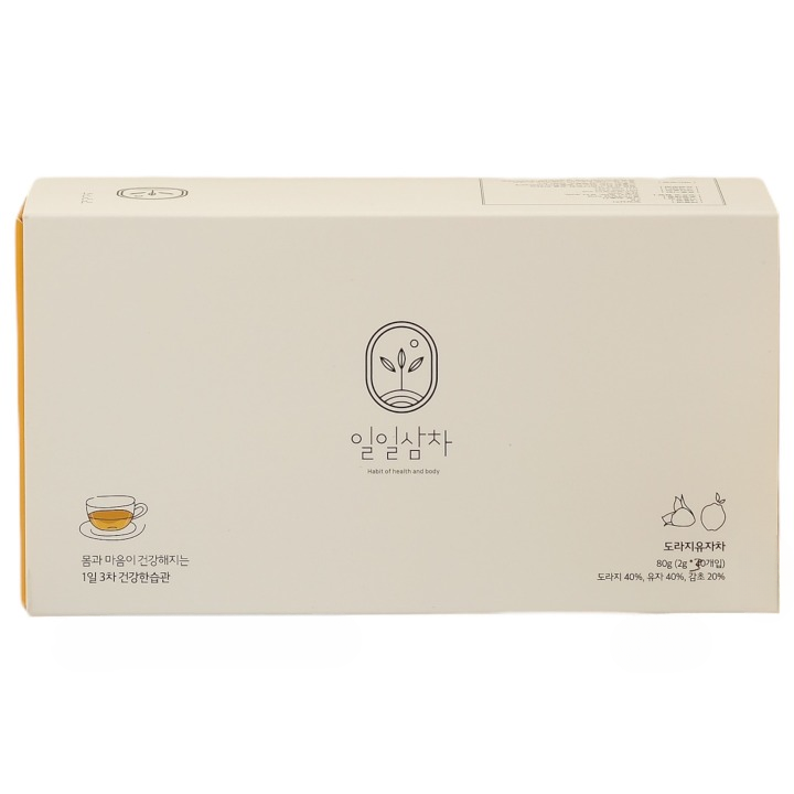 마음정원 선엽차 국산 유기농 수제 유자도라지차 선물용 티백 차, 1.2g, 1개, 30개입 100,000원