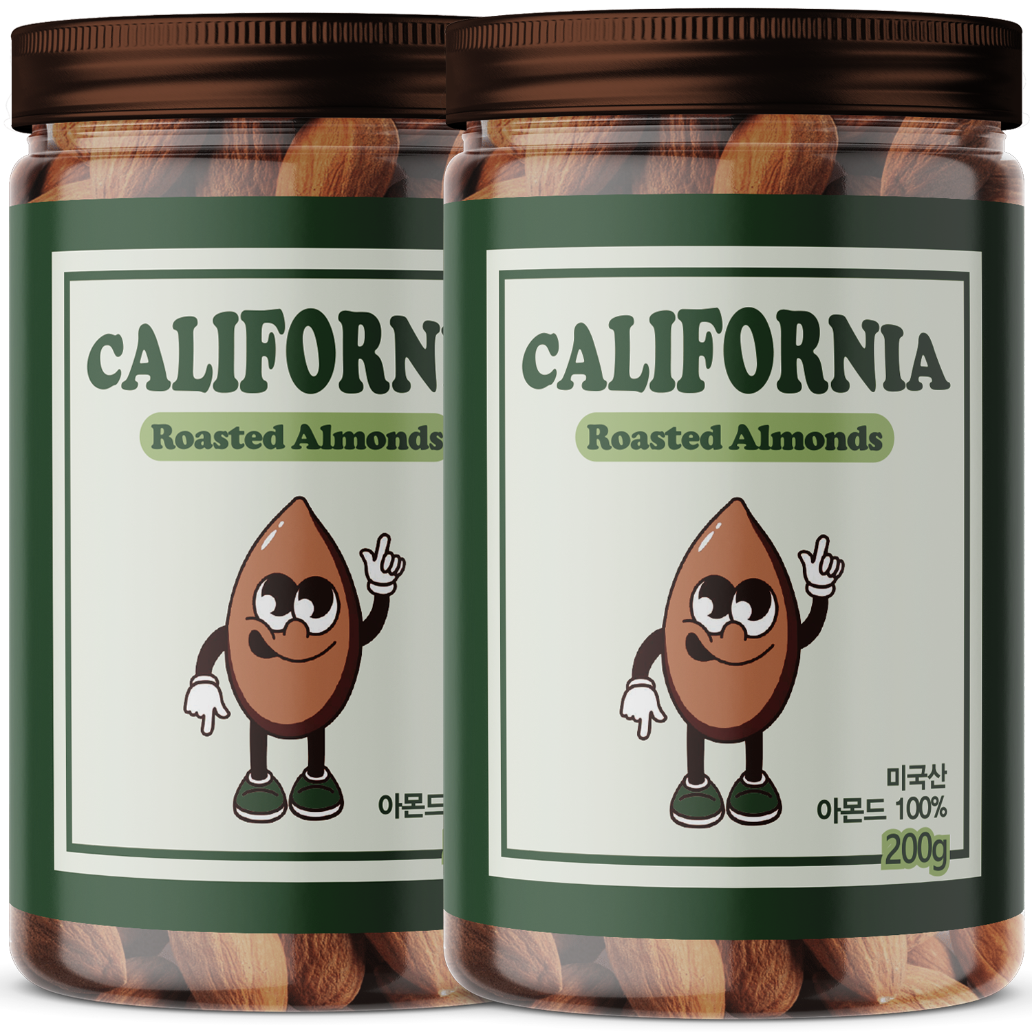 썸넛 캘리포니아산 구운 아몬드, 2개, 200g 21,200원