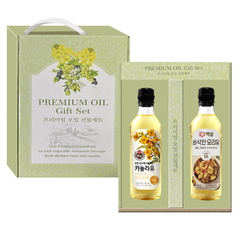 프리미엄 백설 식용유 2P, 명절종합선물세트, 10세트 49,990원