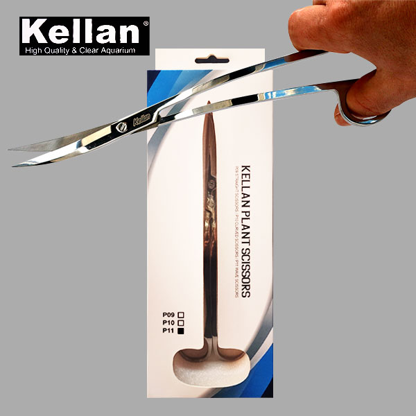 다팜아쿠아 켈란 P11 고급형 25cm 스테인리스 트리밍 수초 제거 관리 플랜츠 수초용 웨이브 가위 10,190원