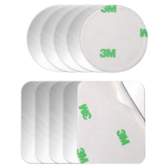 플라이토 차량용 핸드폰 자석 거치대 철판 원형 40mm x 5p + 사각 40 x 50 mm x 5p 세트, 1세트 4,000원