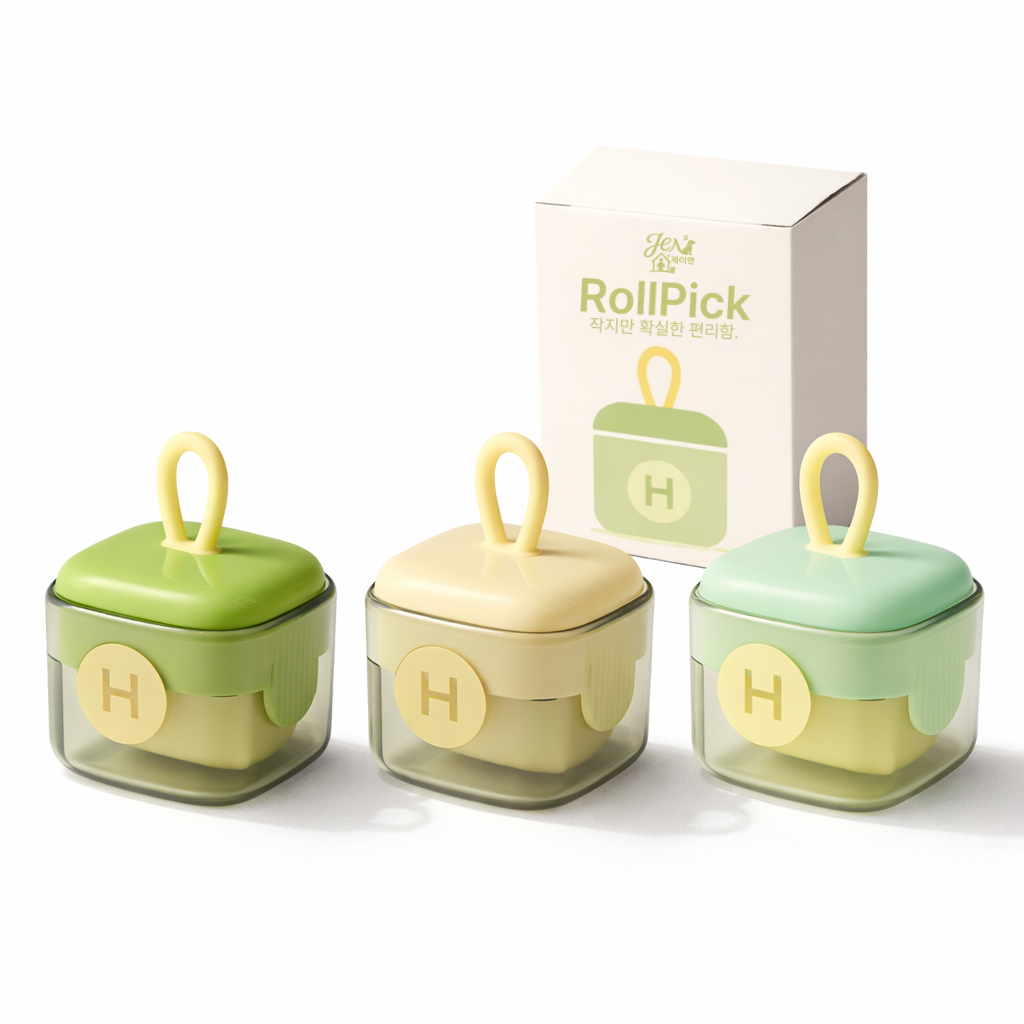[1+1]JEN롤픽 물 세척 가능한 미니 돌돌이 반려돌물 털 제거기, 1세트 13,200원