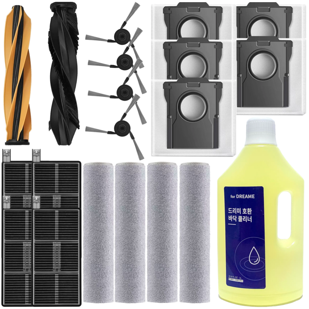 드리미 아쿠아 10 울트라 소모품 세제 먼지봉투 물걸레 브러쉬 호환, 1개, 3개월세트 69,800원