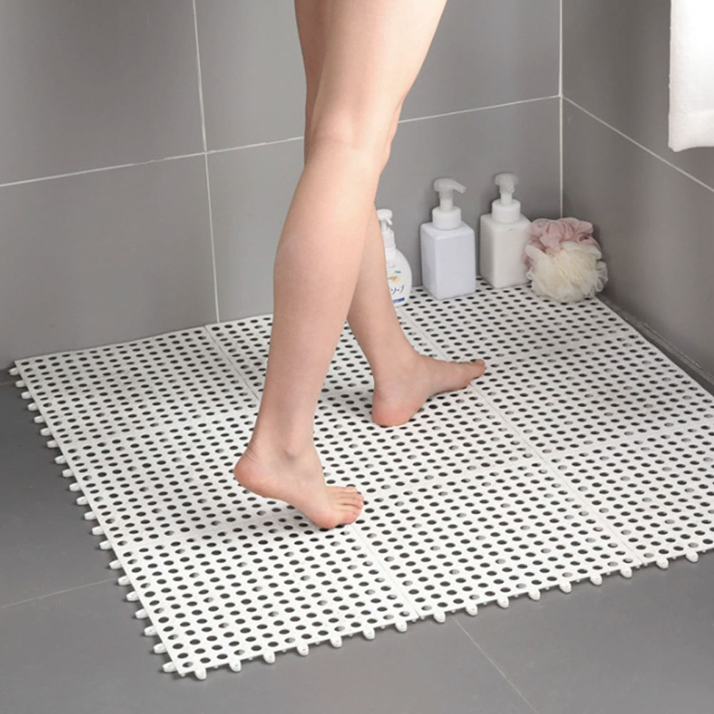 하스몰 미끄럼방지 TPE 흡착형 주방 욕실 매트, 6개, 화이트 8,900원