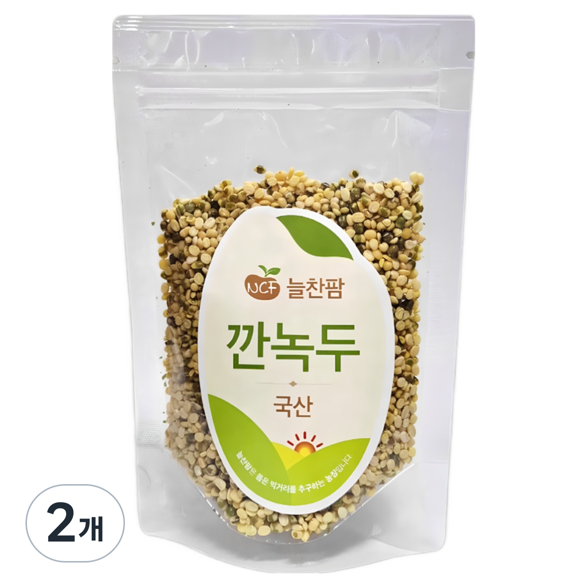 [25년산][늘찬팜] 국산 깐녹두 기피녹두 녹두 200g 11,900원