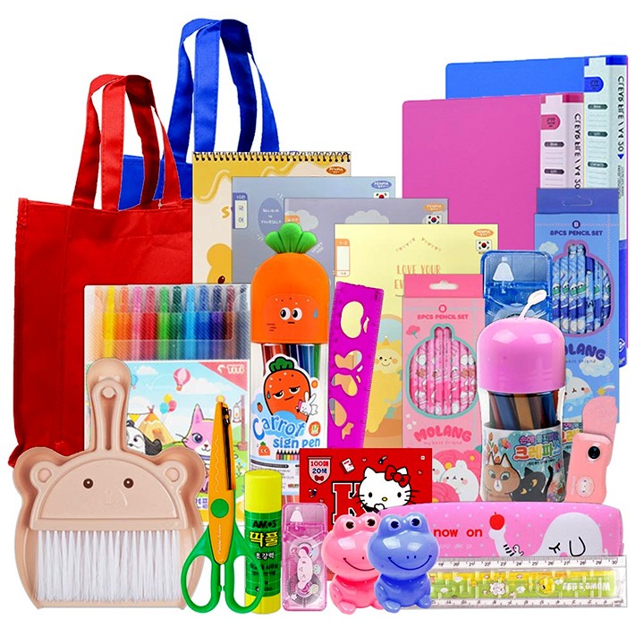 (키즈몰)초등신학기문구세트21종/필수학교준비물/남아용여아용선택가능 72,600원