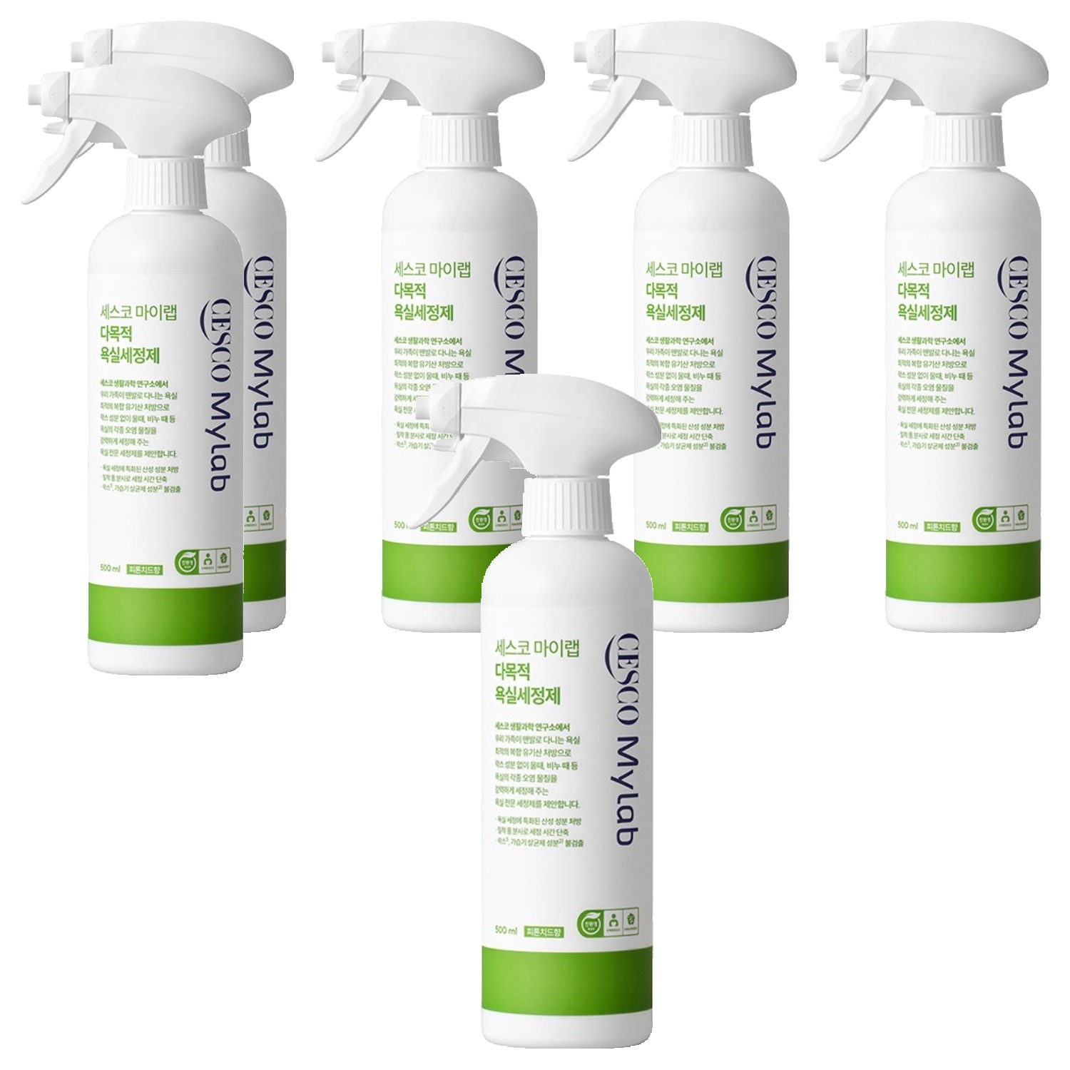 세스코마이랩 다목적 욕실세정제, 500ml, 6개 38,000원