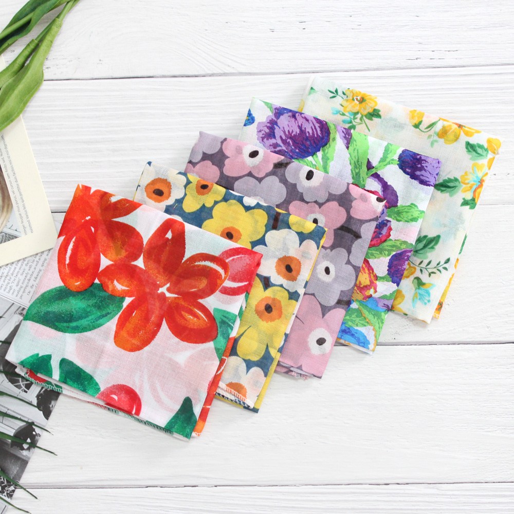 렌느 여성손수건 국산 5장 1세트 가제 면 쁘띠 목손수건 미니 쁘띠스카프 14,800원