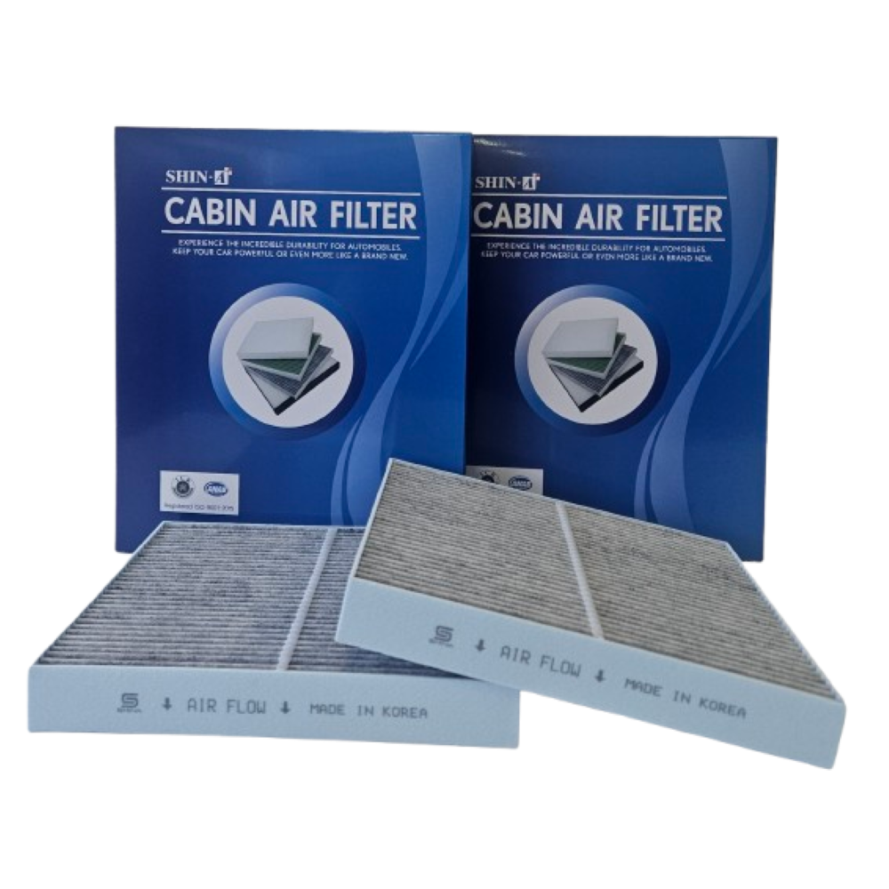 [프리미엄 플러스] 신아 자동차에어컨 활성탄필터 (1+1), 2개, 쏘나타디엣지(23.5~) 19,800원