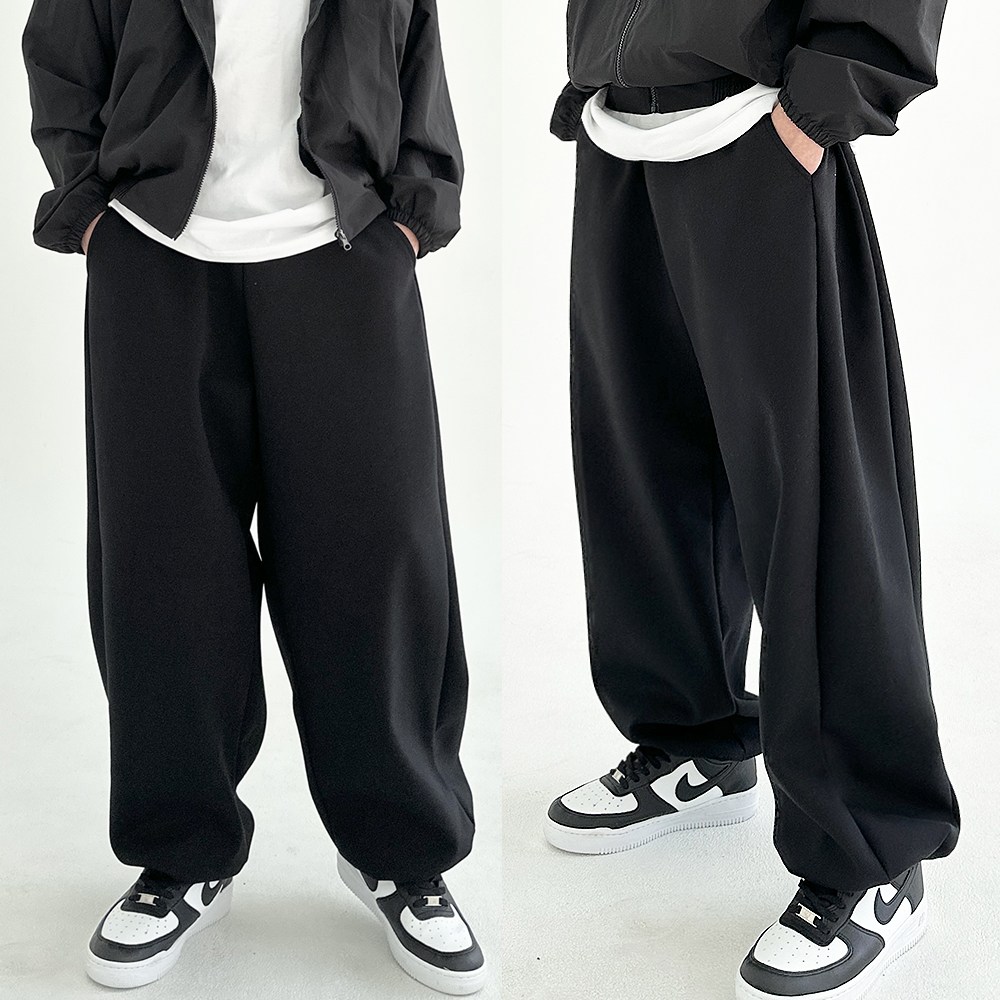 에스티오 당일출고 와이드 벌룬 트레이닝 조거 오버핏 빅사이즈 팬츠 34,500원